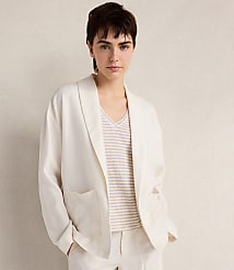 Haven Well Within Heavyweight Linen Blazer carousel Product Image 1