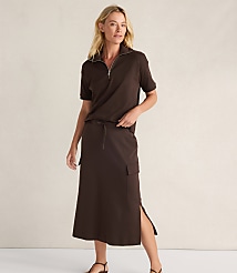 Haven Well Within Organic Cotton Interlock Half-Zip Collared Top carousel Product Image 2