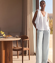 Haven Well Within Linen U-Neck Tank carousel Product Image 3