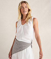 Haven Well Within Linen U-Neck Tank carousel Product Image 2