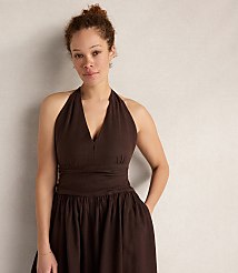 Haven Well Within Linen Halter Maxi Dress carousel Product Image 3
