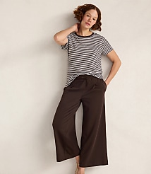 Haven Well Within Linen Striped Short Sleeve Tee carousel Product Image 3