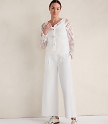 Haven Well Within Organic Cotton Pointelle Cardigan carousel Product Image 2