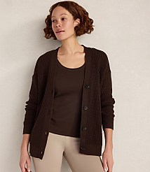 Haven Well Within Organic Cotton Shaker Stitch Cardigan carousel Product Image 1