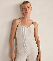 Haven Well Within Linen Pintuck Cami carousel Product Image 1