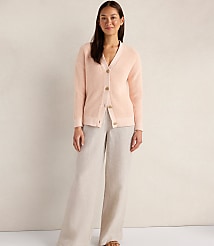Haven Well Within Organic Cotton Shaker Stitch Cardigan carousel Product Image 2