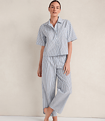 Haven Well Within Organic Cotton Poplin Iris Stripe Pajama Pants carousel Product Image 2