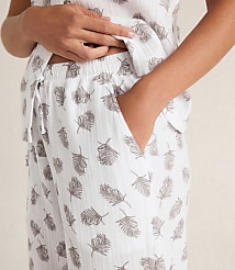 Haven Well Within Organic Cotton Gauze Tossed Fern Pajama Pants carousel Product Image 4