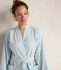 Haven Well Within Cotton Linen Faded Dot Robe carousel Product Image 2