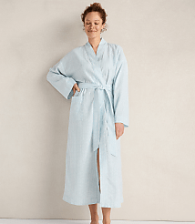 Haven Well Within Cotton Linen Faded Dot Robe carousel Product Image 1
