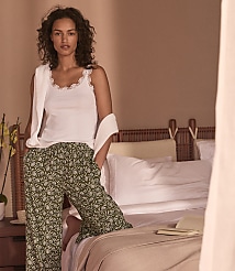 Haven Well Within Organic Cotton Rib Knit Lace Tank carousel Product Image 2