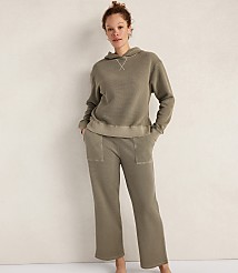 Haven Well Within Organic Cotton Waffle Straight Leg Pants carousel Product Image 2