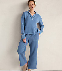 Haven Well Within Organic Cotton Waffle Straight Leg Pants carousel Product Image 2