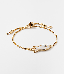 Mother Of Pearl Fish Pull Tie Bracelet carousel Product Image 1