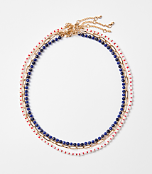 Beaded Chain Necklace Set carousel Product Image 1