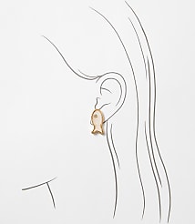 Mother Of Pearl Fish Stud Earrings carousel Product Image 2