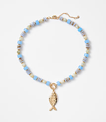 Fish Beaded Necklace carousel Product Image 1