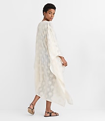 LOFT Beach Palm Mesh Maxi Swimsuit Coverup carousel Product Image 3