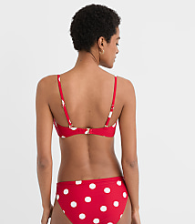 LOFT Beach Polka Dot Rosette Bandeau Bikini Top carousel Product Image 3