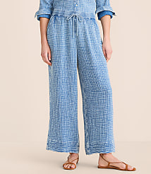 Lou & Grey Triple Cloth Wide Leg Pants carousel Product Image 3