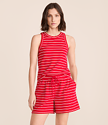 Lou & Grey Striped Terrysoft Tank Top carousel Product Image 3