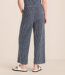 Lou & Grey Striped Wide Leg Crop Pants carousel Product Image 3
