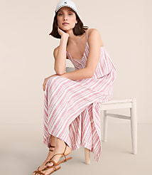 Lou & Grey Striped Linen Cotton Cami Maxi Pocket Dress carousel Product Image 1