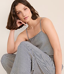 Petite Lou & Grey Striped Strappy Palazzo Jumpsuit carousel Product Image 2