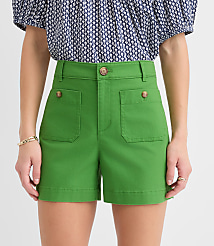 Petite Palmer Shorts in Twill carousel Product Image 3