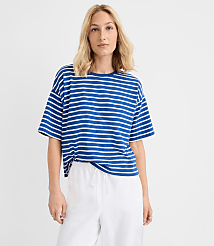 Striped Jersey Modern Tee carousel Product Image 3