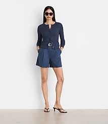 Petite LOFT Versa Ribbed Cardigan carousel Product Image 1