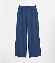 Petite LOFT Versa Pure Spun Pleated Wide Leg Pants carousel Product Image 5