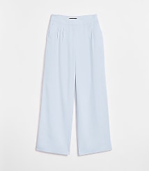 LOFT Versa Pure Spun Pleated Wide Leg Pants carousel Product Image 3
