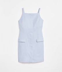 LOFT Versa Pure Spun Apron Mini Pocket Dress carousel Product Image 5