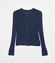 LOFT Versa Ribbed Cardigan carousel Product Image 5