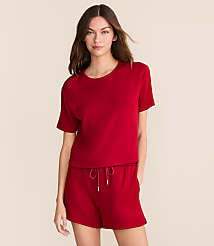 Lou & Grey Lightweight Scubasoft Rounded Hem Tee carousel Product Image 1