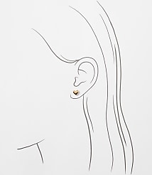 Palm & Heart Stud Earring Set carousel Product Image 2