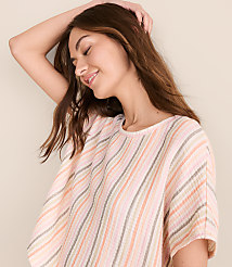 Lou & Grey Striped Triple Cloth Dolman Tee carousel Product Image 2