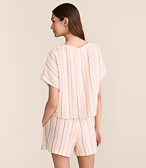 Lou & Grey Striped Triple Cloth Dolman Tee carousel Product Image 3