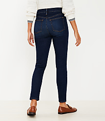 Curvy High Rise Skinny Jeans in Classic Dark Indigo Wash carousel Product Image 2
