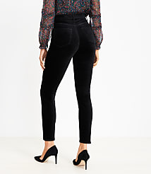 Curvy Velvet Skinny Pants carousel Product Image 2