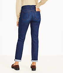 Girlfriend Jeans in Dark Rinse carousel Product Image 3