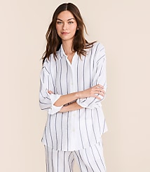 Petite Lou & Grey Striped Triple Cloth Shirt carousel Product Image 3
