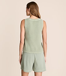 Lou & Grey Garment Dyed Waffle Tank Top carousel Product Image 3