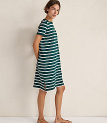 Haven Well Within Organic Cotton Interlock Striped T-Shirt Dress carousel Product Image 3