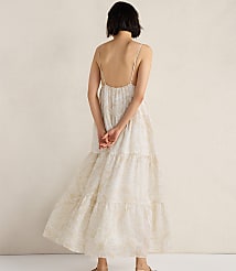 Haven Well Within Ramie Blend Paisley Tiered Maxi Dress carousel Product Image 2