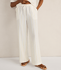 Haven Well Within Silky Linen Blend Drawstring Pants carousel Product Image 1