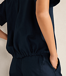 Haven Well Within Organic Cotton Linen Barrel Leg Pants carousel Product Image 3