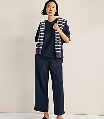 Haven Well Within Garment-Dyed Organic Cotton Slub Terry Pants carousel Product Image 2