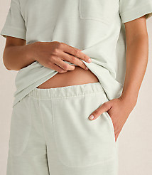 Haven Well Within Garment-Dyed Organic Cotton Slub Terry Pants carousel Product Image 4